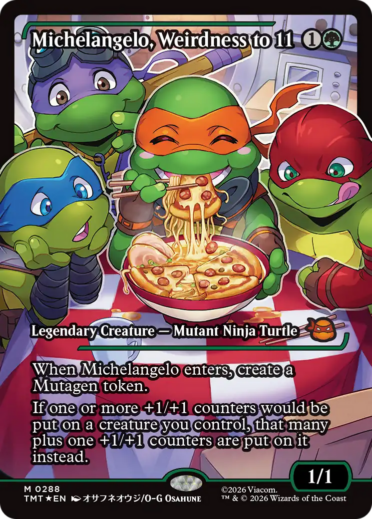 Michelangelo, Weirdness to 11 (Showcase) [Teenage Mutant Ninja Turtles] | I Want That Stuff Brandon