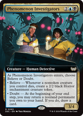 Phenomenon Investigators (Extended Art) [Duskmourn: House of Horror Commander] | I Want That Stuff Brandon