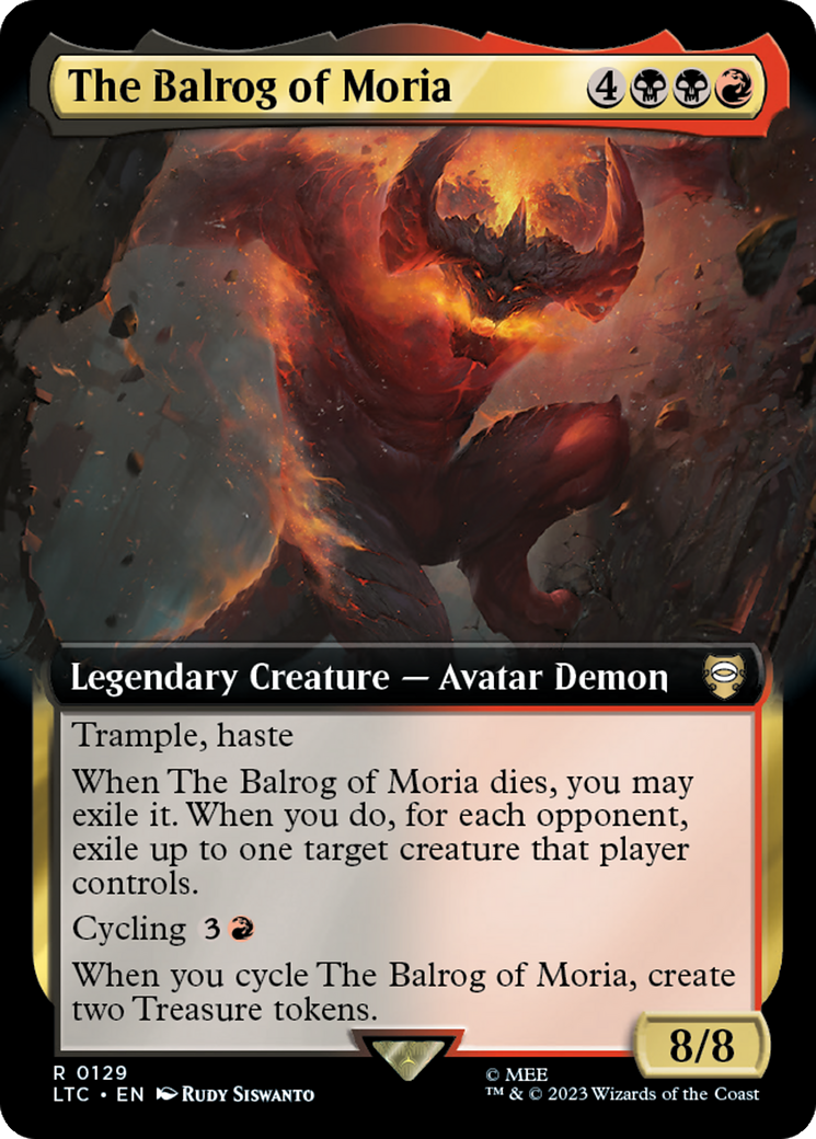 The Balrog of Moria (Extended Art) [The Lord of the Rings: Tales of Middle-Earth Commander] | I Want That Stuff Brandon