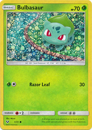 Bulbasaur (1/73) (General Mills Promo) [Sun & Moon: Shining Legends] | I Want That Stuff Brandon