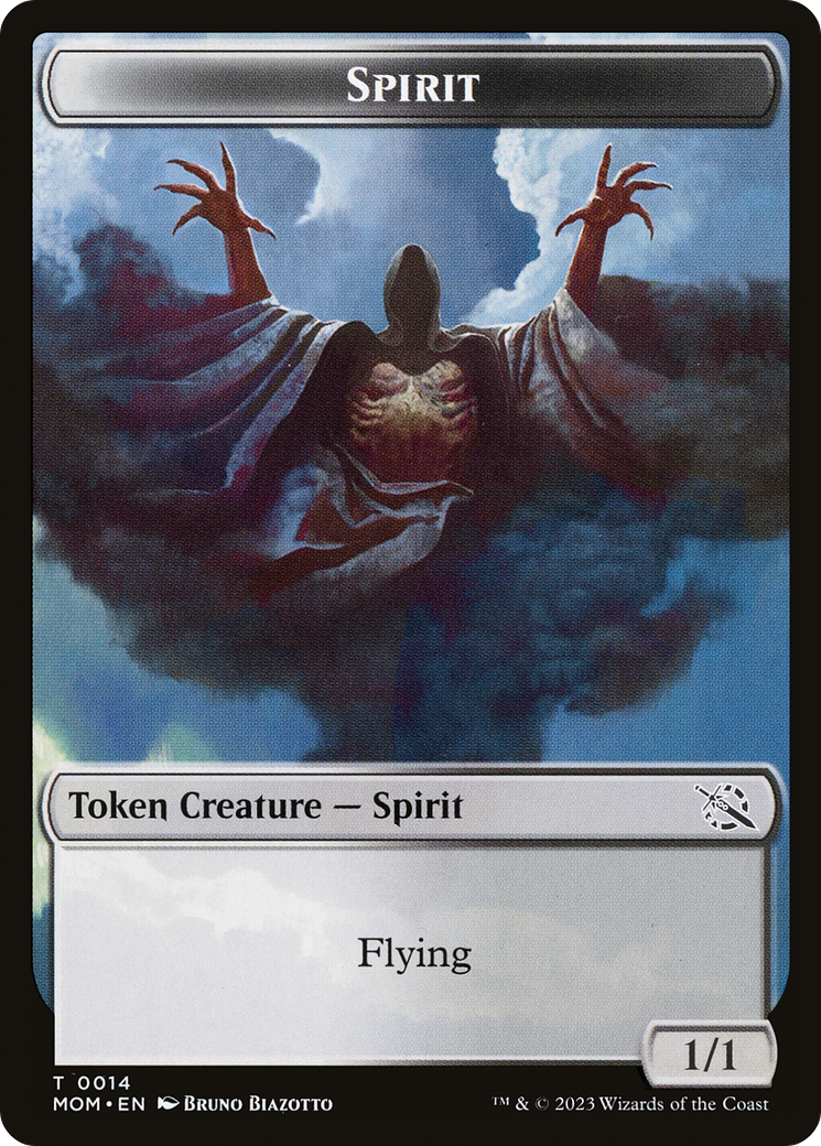 Elemental (02) // Spirit (14) Double-Sided Token [March of the Machine Tokens] | I Want That Stuff Brandon