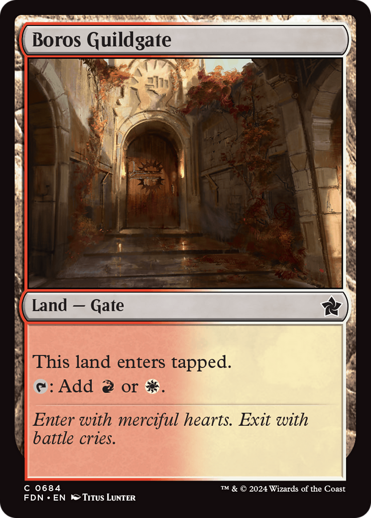 Boros Guildgate [Foundations] | I Want That Stuff Brandon