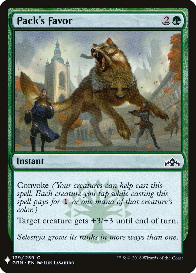 Pack's Favor [Mystery Booster] | I Want That Stuff Brandon