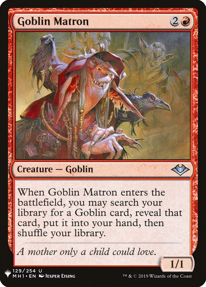 Goblin Matron [Mystery Booster] | I Want That Stuff Brandon