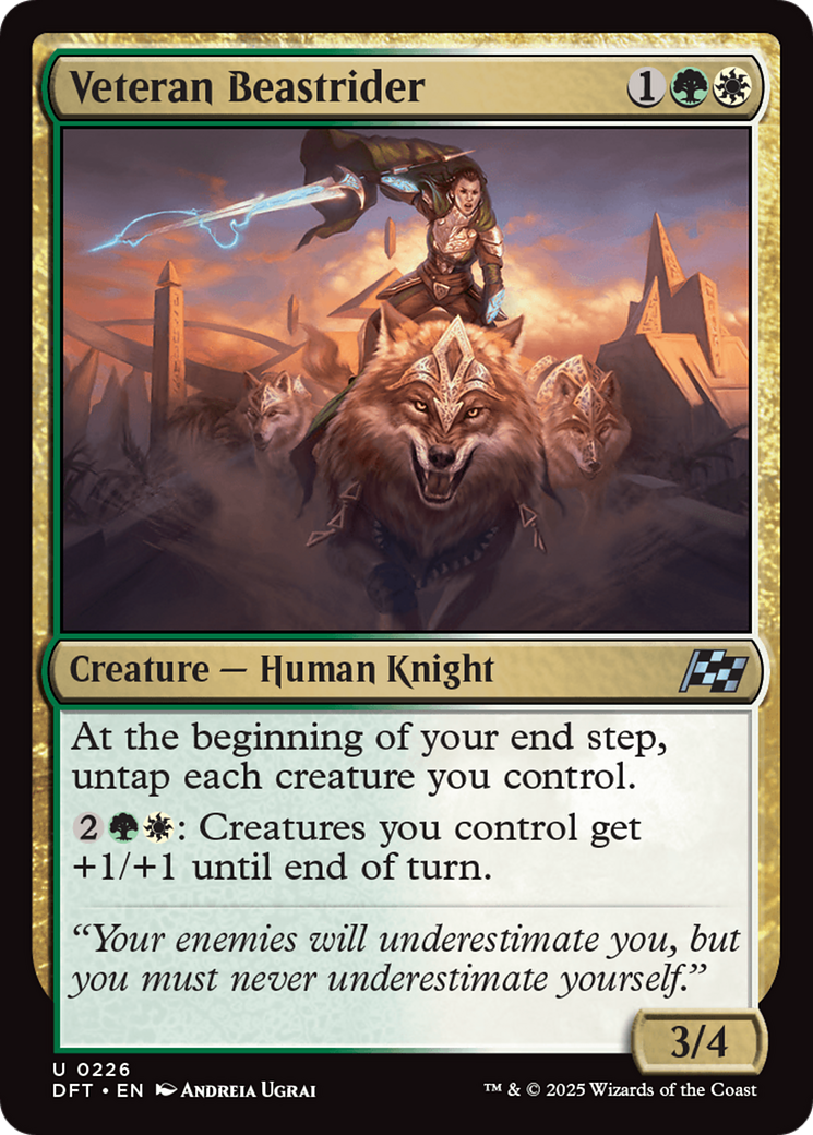 Veteran Beastrider [Aetherdrift] | I Want That Stuff Brandon