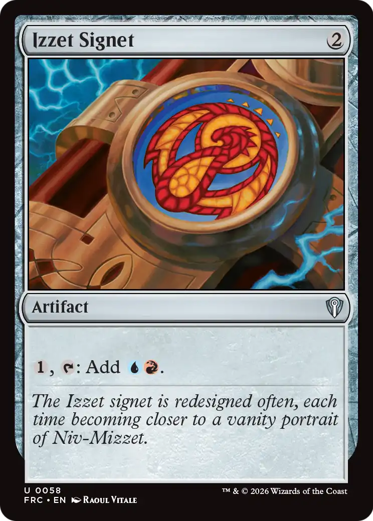Izzet Signet [Reality Fracture Commander] | I Want That Stuff Brandon