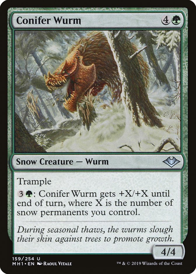 Conifer Wurm [Modern Horizons] | I Want That Stuff Brandon