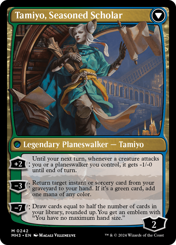 Tamiyo, Inquisitive Student // Tamiyo, Seasoned Scholar [Modern Horizons 3] | I Want That Stuff Brandon