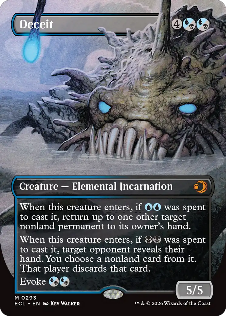 Deceit (Borderless) [Lorwyn Eclipsed] | I Want That Stuff Brandon
