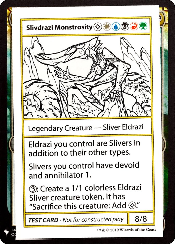 Slivdrazi Monstrosity [Mystery Booster Playtest Cards] | I Want That Stuff Brandon