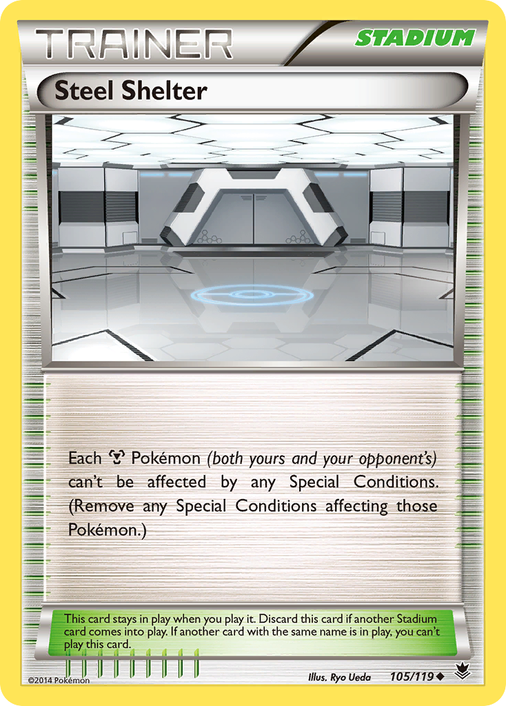 Steel Shelter (105/119) [XY: Phantom Forces] | I Want That Stuff Brandon