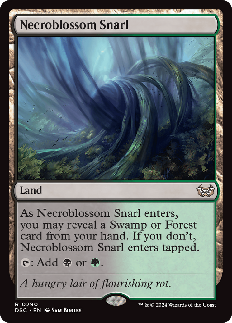 Necroblossom Snarl [Duskmourn: House of Horror Commander] | I Want That Stuff Brandon