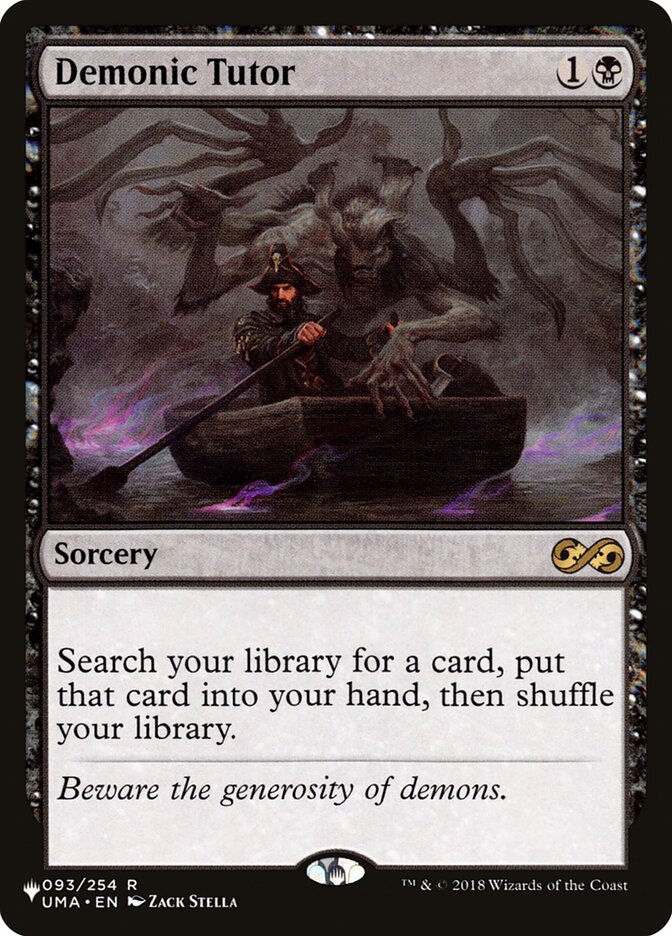 Demonic Tutor [The List] | I Want That Stuff Brandon