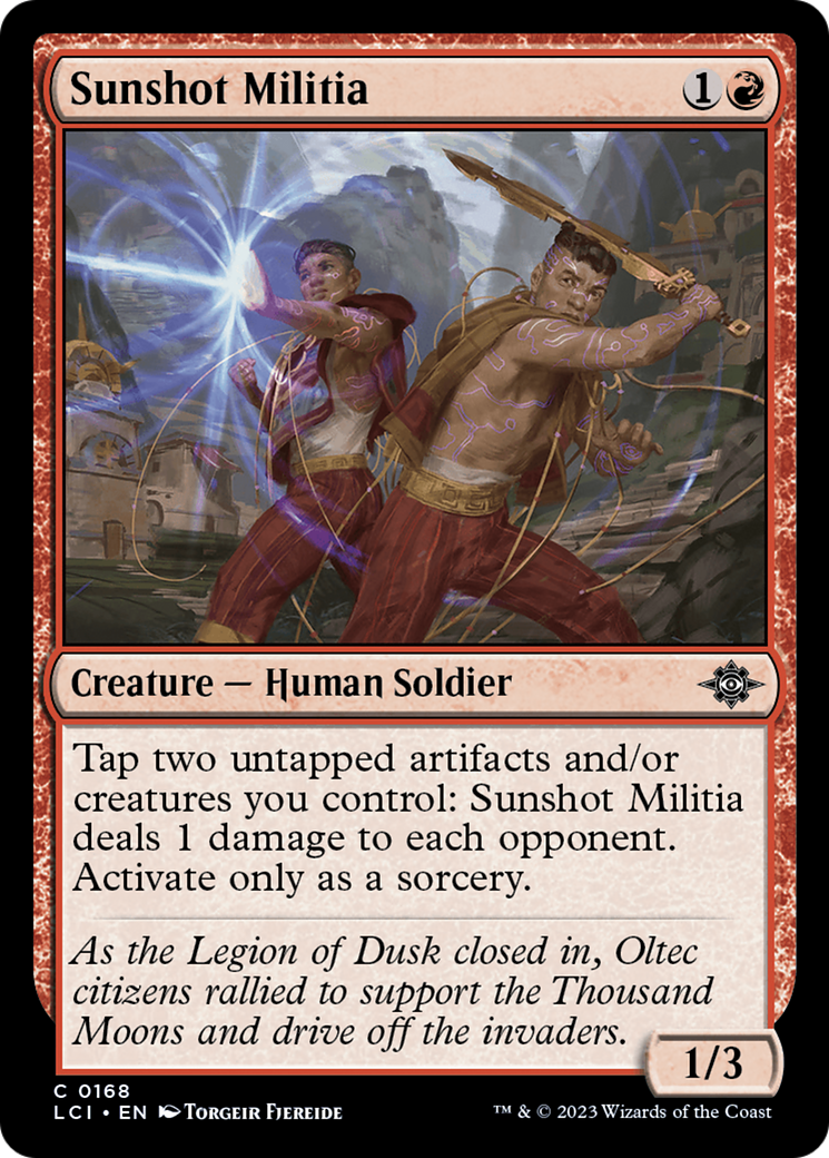 Sunshot Militia [The Lost Caverns of Ixalan] | I Want That Stuff Brandon