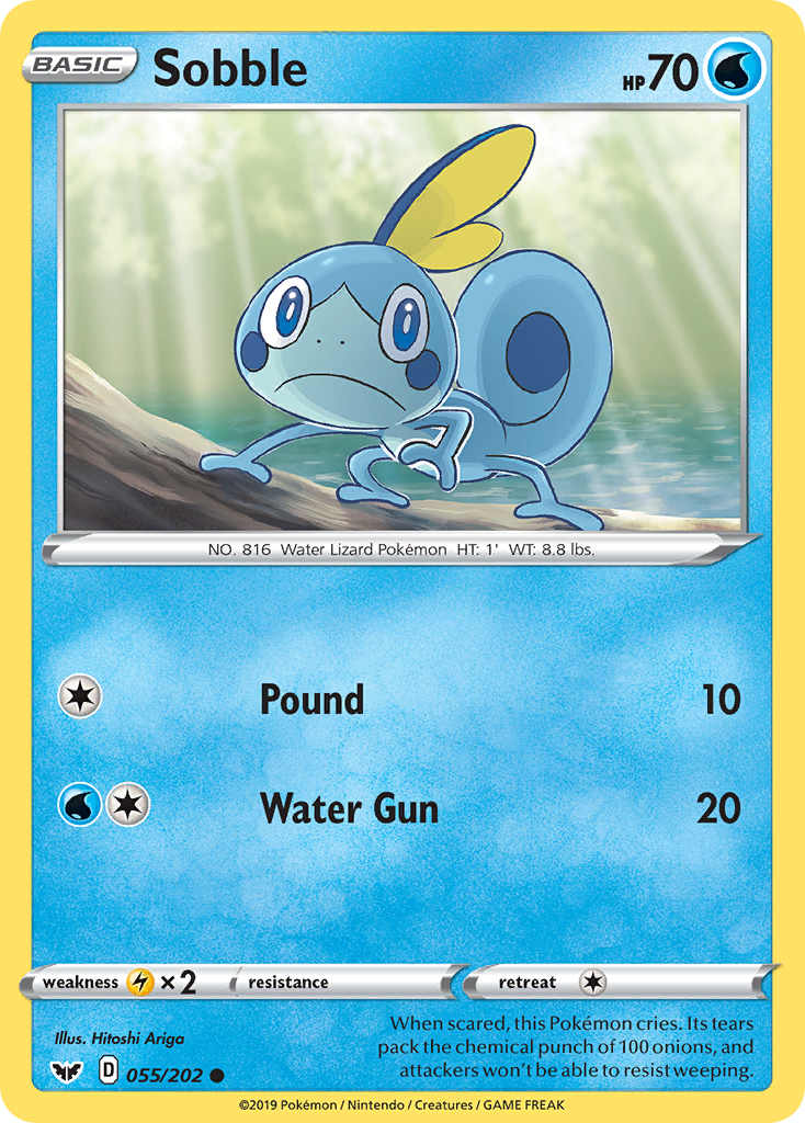 Sobble (055/202) [Sword & Shield: Base Set] | I Want That Stuff Brandon