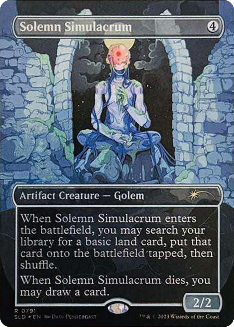 Solemn Simulacrum (0791) (Galaxy Foil) [Secret Lair Drop Series] | I Want That Stuff Brandon