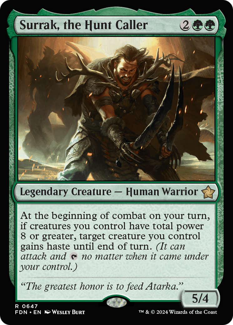 Surrak, the Hunt Caller [Foundations] | I Want That Stuff Brandon