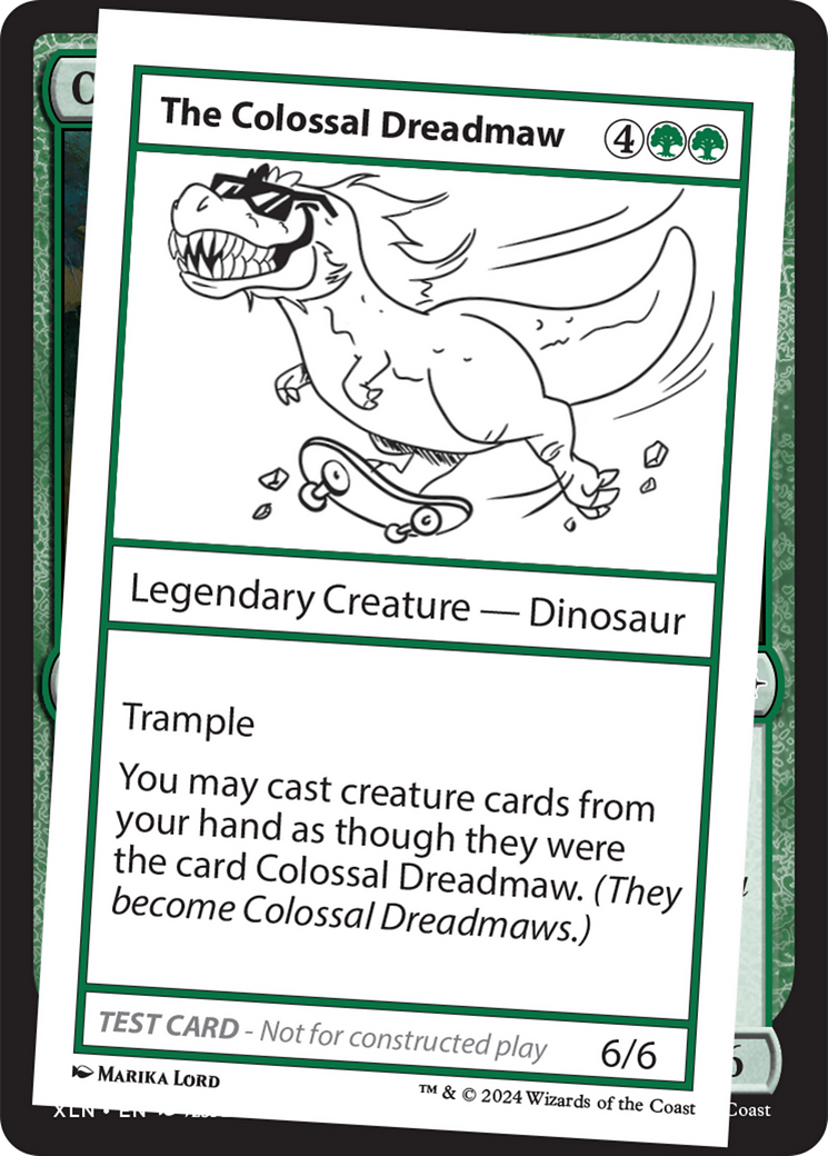 The Colossal Dreadmaw [Mystery Booster 2 Playtest Cards] | I Want That Stuff Brandon