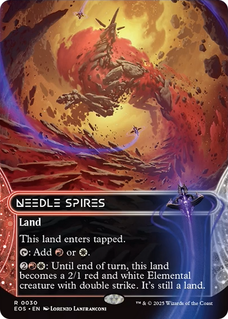 Needle Spires (0030) (Borderless) [Edge of Eternities: Stellar Sights] | I Want That Stuff Brandon