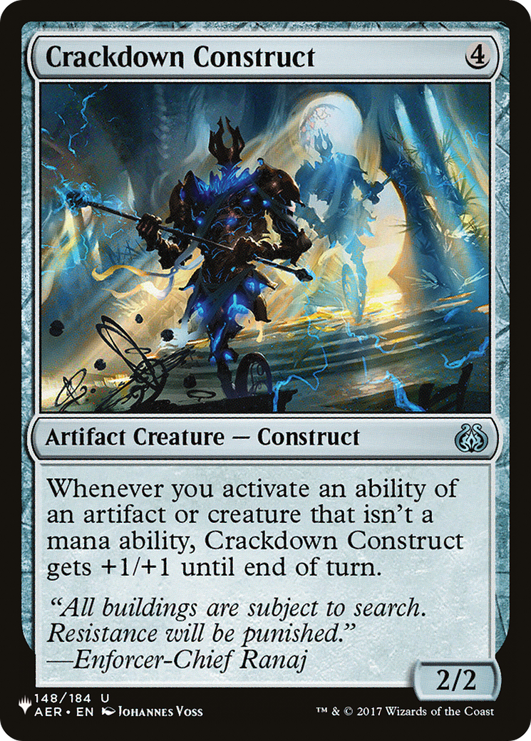 Crackdown Construct [The List] | I Want That Stuff Brandon