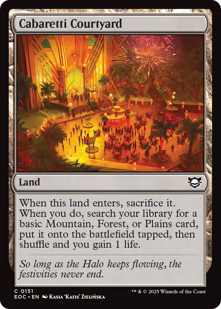 Cabaretti Courtyard [Edge of Eternities Commander] | I Want That Stuff Brandon