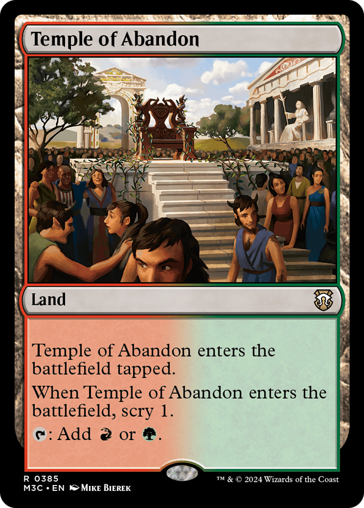 Temple of Abandon [Modern Horizons 3 Commander] | I Want That Stuff Brandon