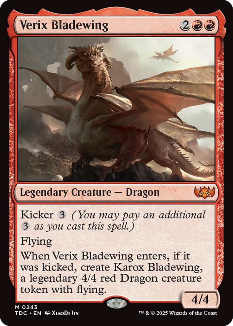 Verix Bladewing [Tarkir: Dragonstorm Commander] | I Want That Stuff Brandon