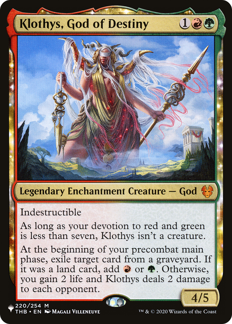 Klothys, God of Destiny [The List Reprints] | I Want That Stuff Brandon