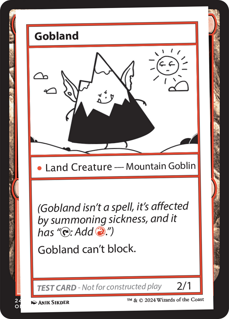 Gobland [Mystery Booster 2 Playtest Cards] | I Want That Stuff Brandon