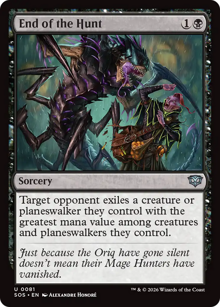 End of the Hunt [Secrets of Strixhaven] | I Want That Stuff Brandon