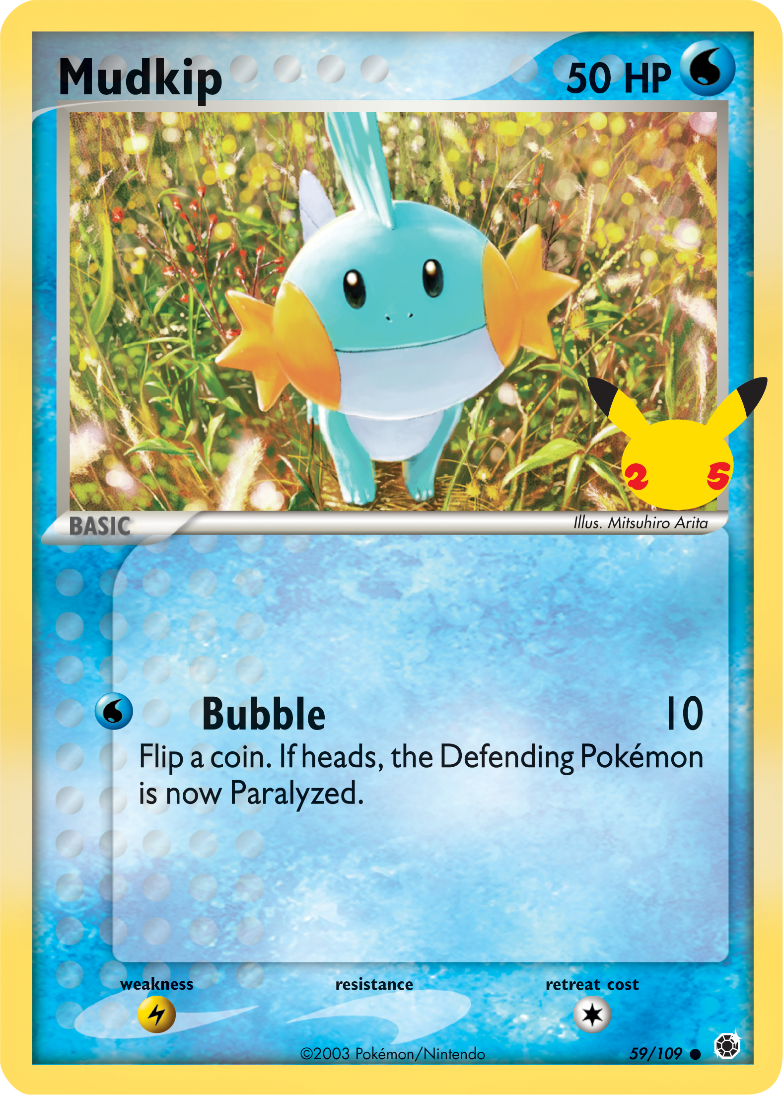 Mudkip (59/109) (Jumbo Card) [First Partner Pack] | I Want That Stuff Brandon