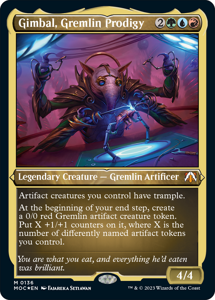 Gimbal, Gremlin Prodigy (Display Commander) [March of the Machine Commander] | I Want That Stuff Brandon