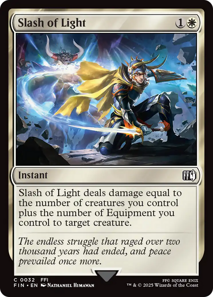 Slash of Light [FINAL FANTASY] | I Want That Stuff Brandon