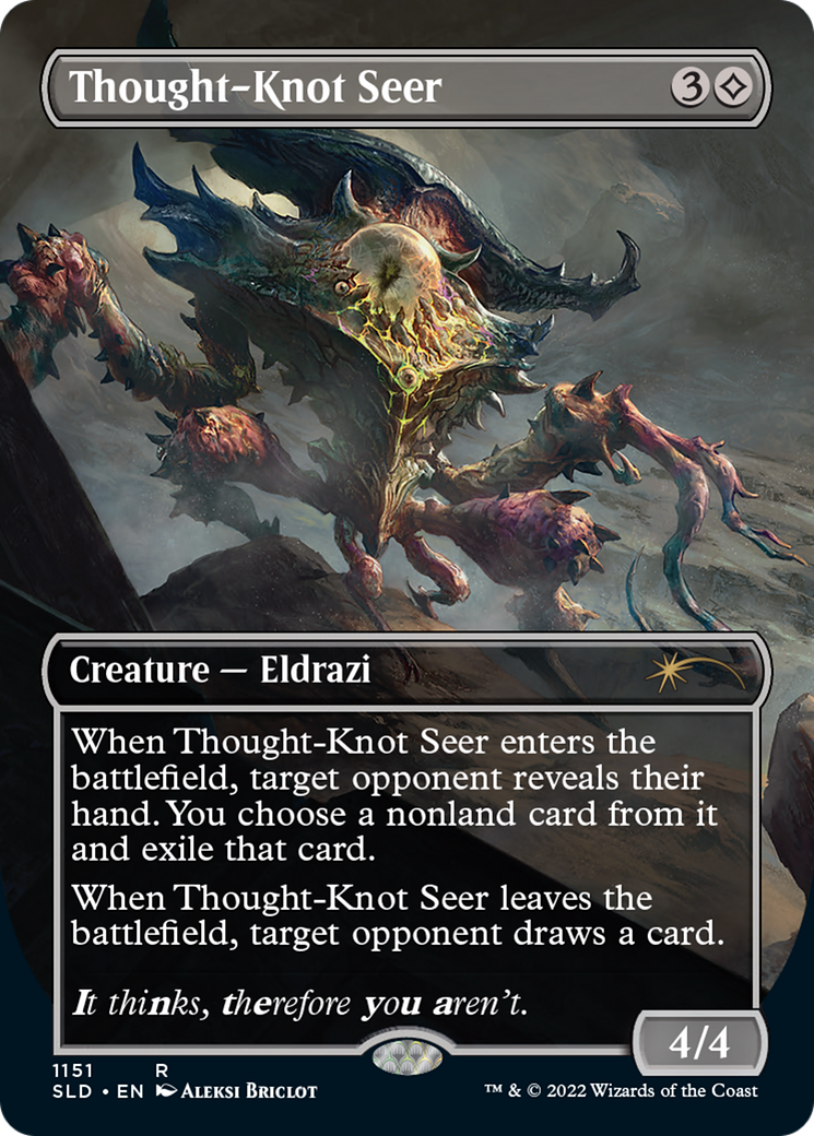 Thought-Knot Seer (1151) (Borderless) [Secret Lair Drop Series] | I Want That Stuff Brandon