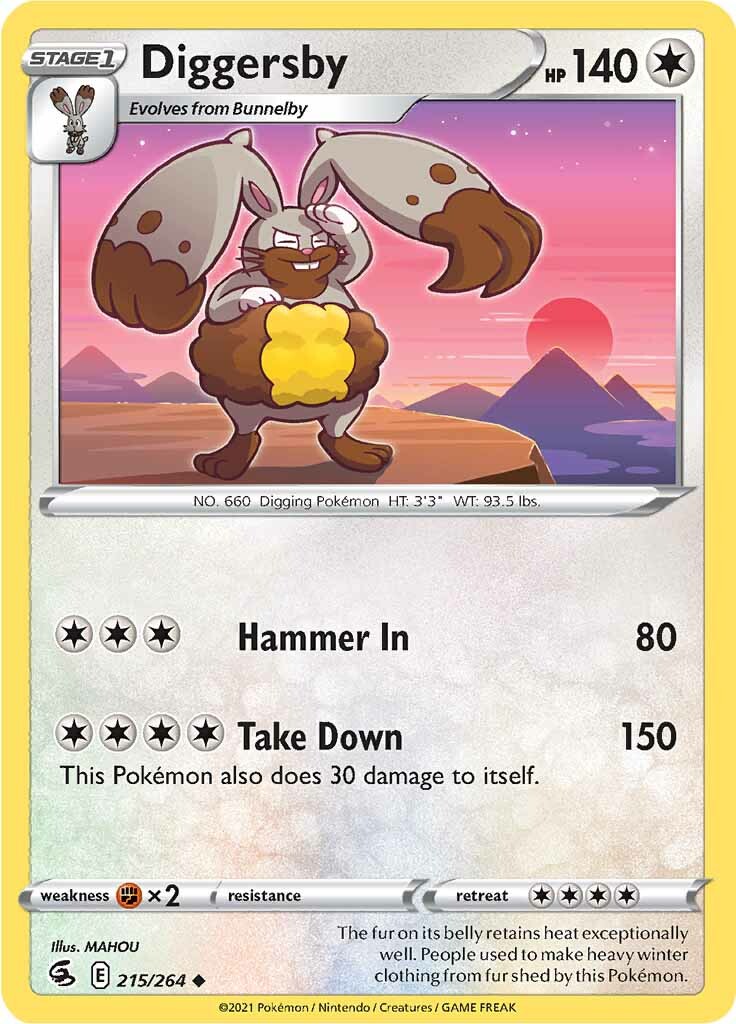 Diggersby (215/264) [Sword & Shield: Fusion Strike] | I Want That Stuff Brandon