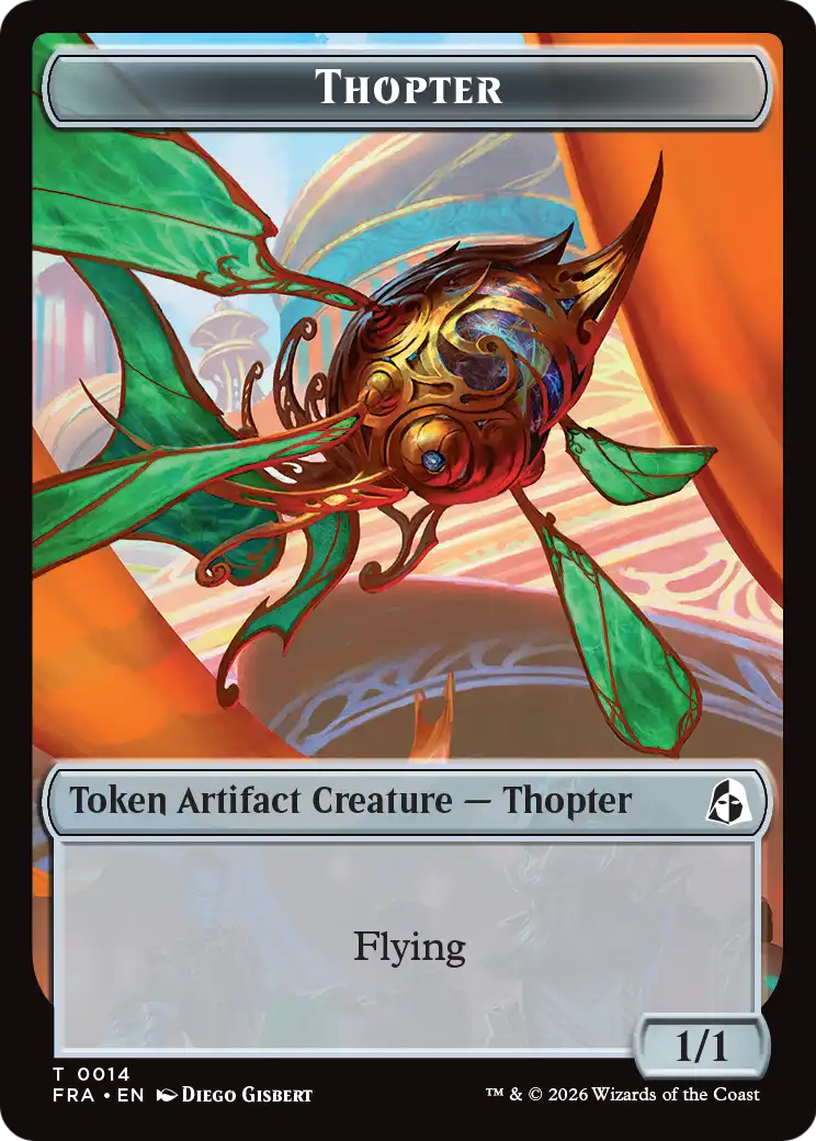Heartwood // Thopter Double-Sided Token [Reality Fracture Tokens] | I Want That Stuff Brandon