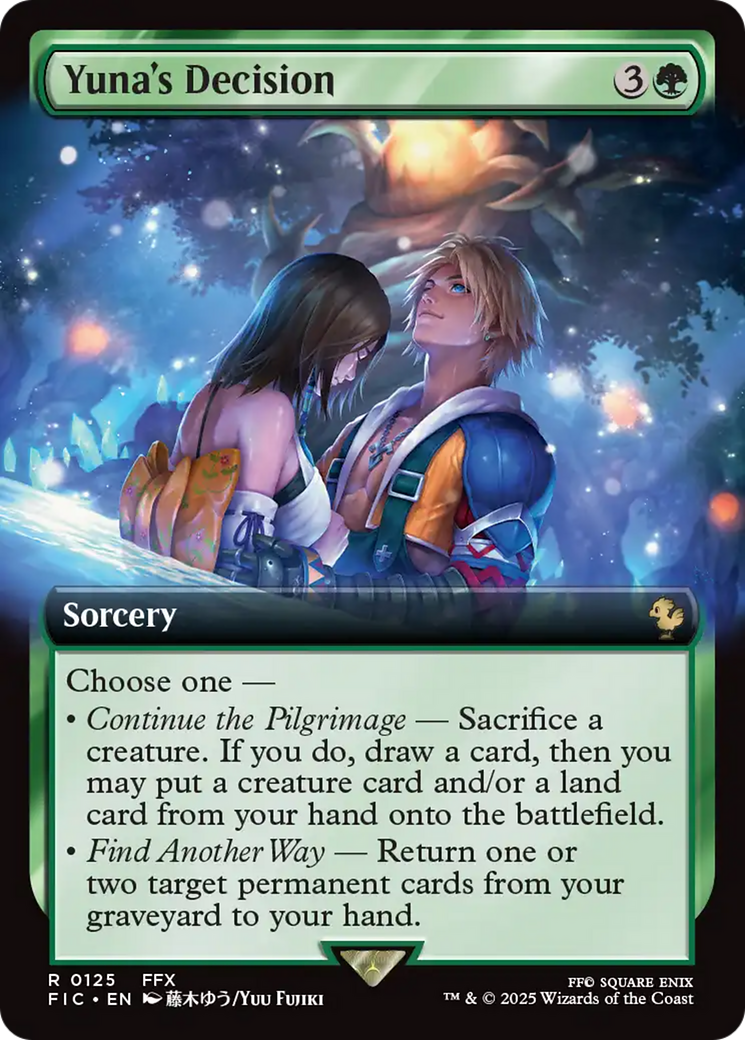 Yuna's Decision (Extended Art) [FINAL FANTASY Commander] | I Want That Stuff Brandon