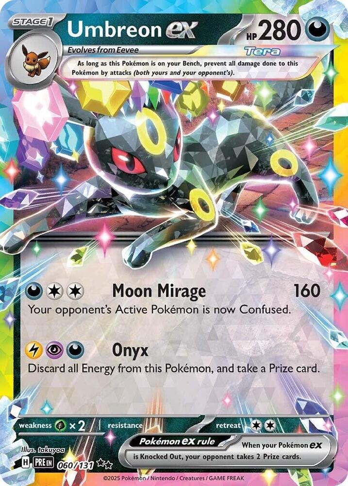 Umbreon ex (060/131) [Scarlet & Violet: Prismatic Evolutions] | I Want That Stuff Brandon