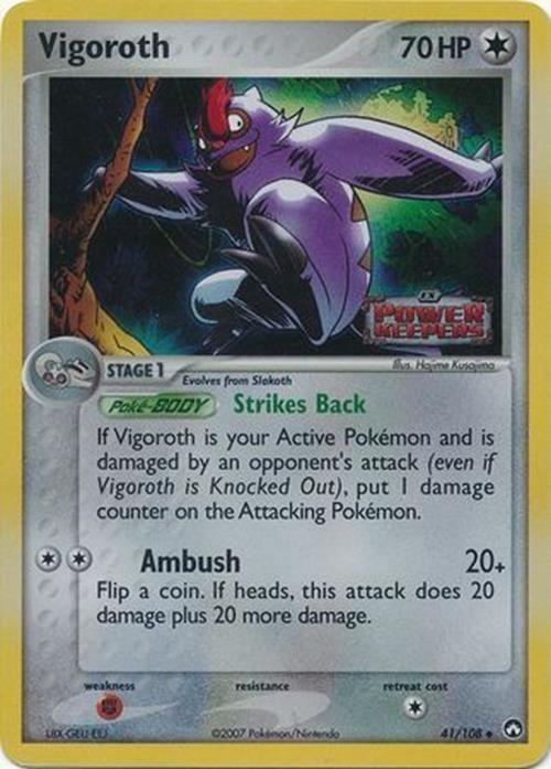 Vigoroth (41/108) (Stamped) [EX: Power Keepers] | I Want That Stuff Brandon