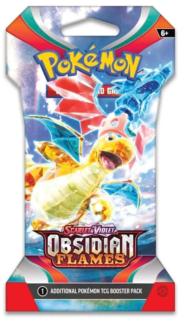 Scarlet & Violet: Obsidian Flames - Sleeved Booster Pack | I Want That Stuff Brandon