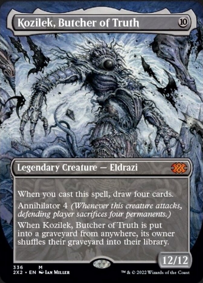 Kozilek, Butcher of Truth (Borderless Alternate Art) [Double Masters 2022] | I Want That Stuff Brandon