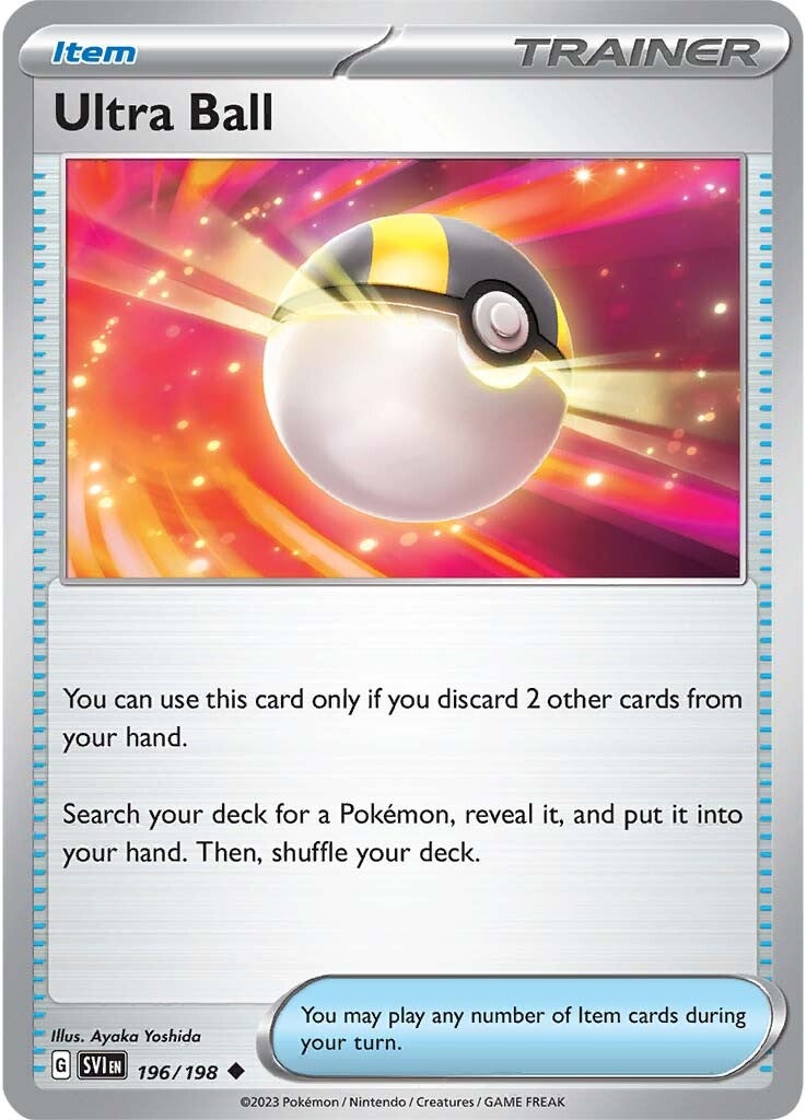 Ultra Ball (196/198) [Scarlet & Violet: Base Set] | I Want That Stuff Brandon