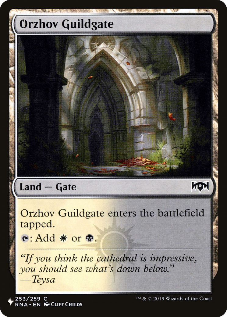 Orzhov Guildgate (253) [The List] | I Want That Stuff Brandon