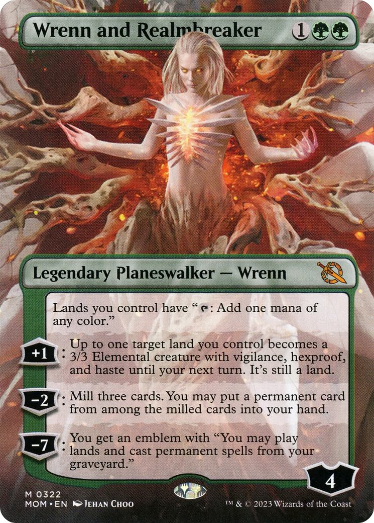 Wrenn and Realmbreaker (Borderless Alternate Art) [March of the Machine] | I Want That Stuff Brandon