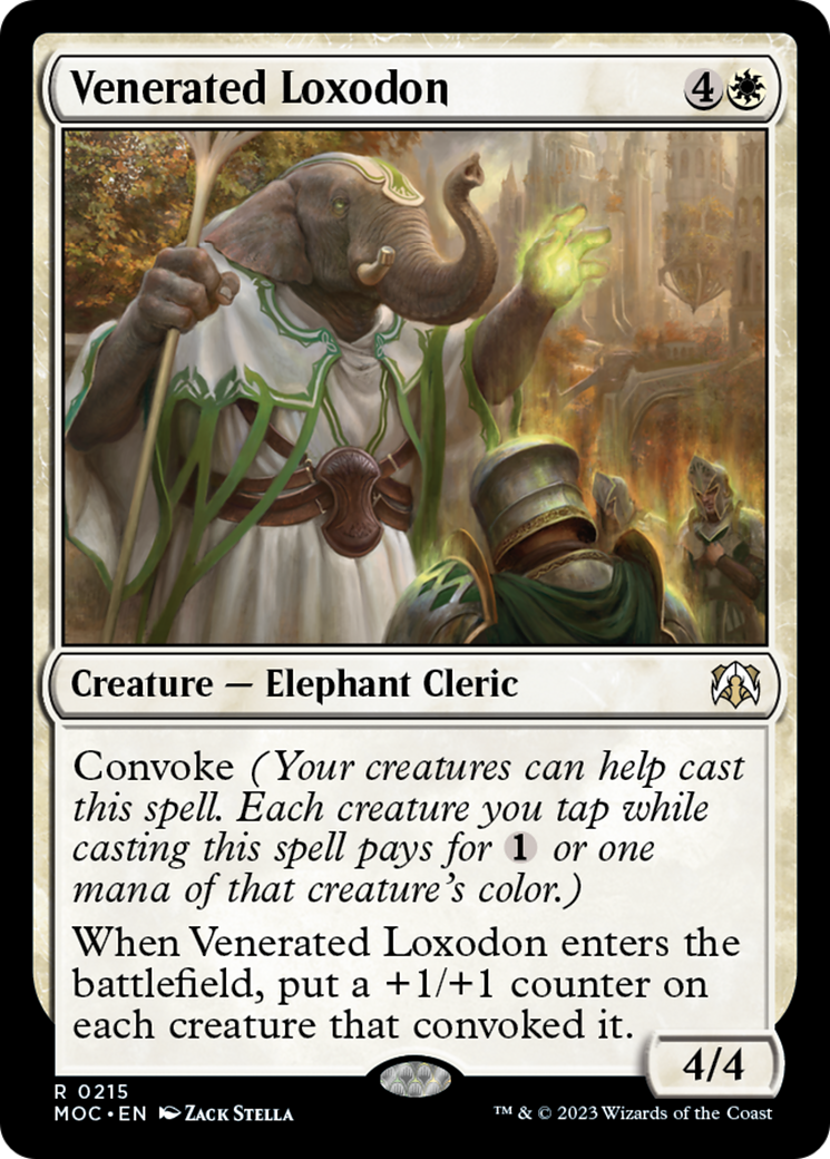 Venerated Loxodon [March of the Machine Commander] | I Want That Stuff Brandon