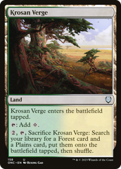 Krosan Verge [Phyrexia: All Will Be One Commander] | I Want That Stuff Brandon