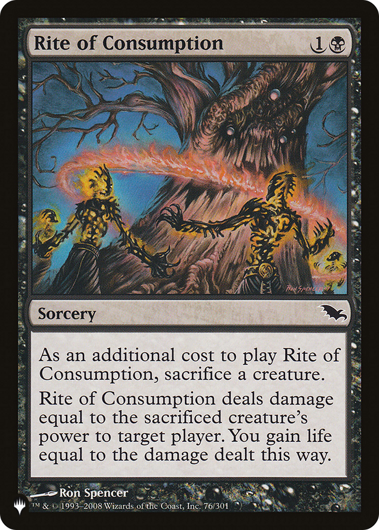 Rite of Consumption [The List Reprints] | I Want That Stuff Brandon