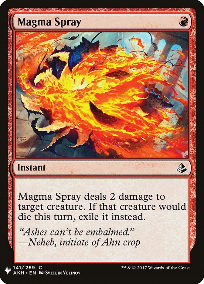 Magma Spray [Mystery Booster] | I Want That Stuff Brandon