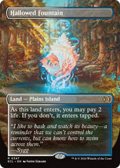 Hallowed Fountain (Borderless) [Lorwyn Eclipsed] | I Want That Stuff Brandon