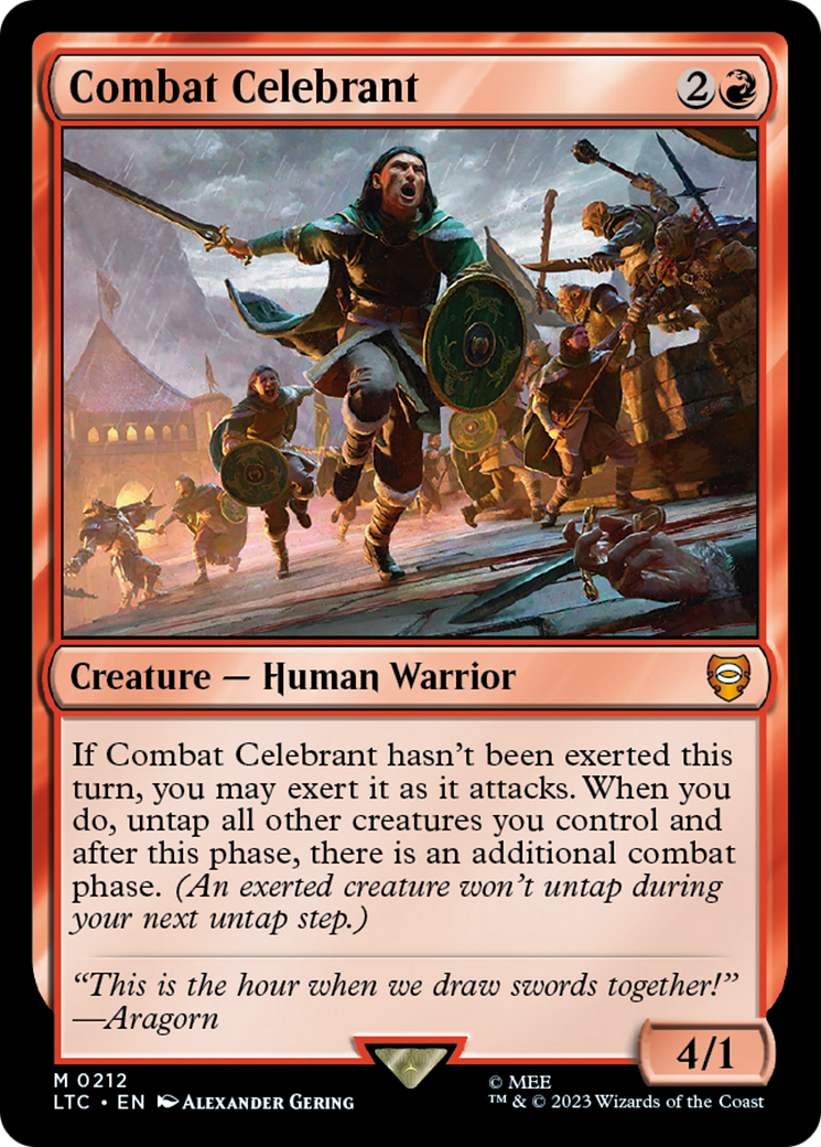 Combat Celebrant [The Lord of the Rings: Tales of Middle-Earth Commander] | I Want That Stuff Brandon